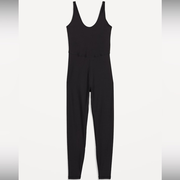 NWT- Old Navy- Sleevless powersoft 7/8 length bodysuit- Black1 Size XL Tall - Picture 3 of 10